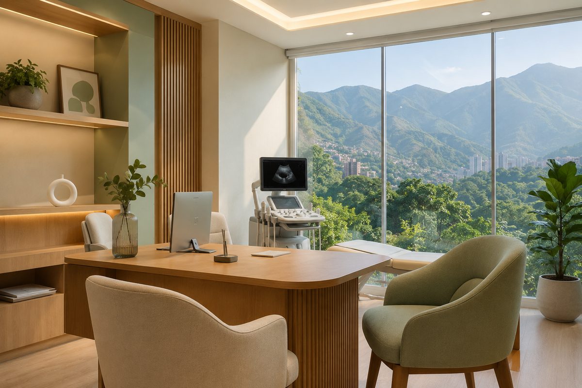 Modern fertility consultation room